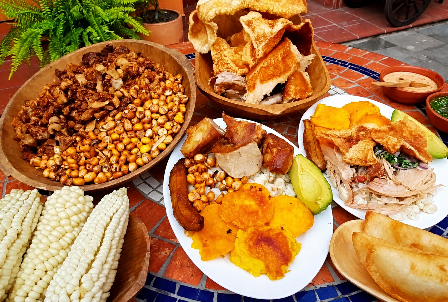 Festival gastronómico comunitario en la plaza de Chillogallo
